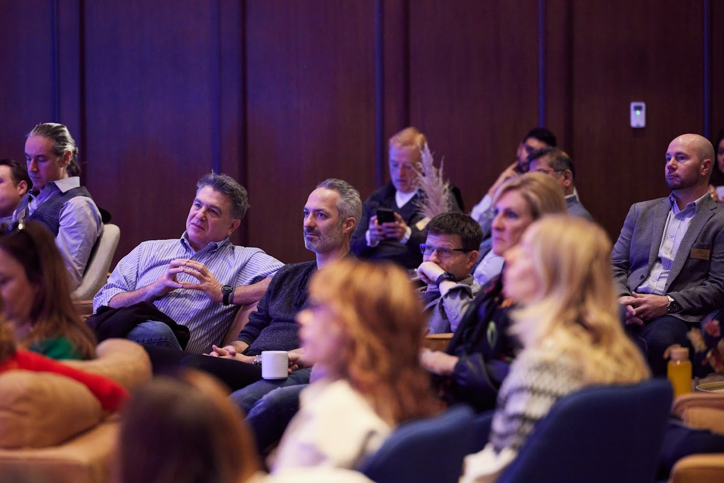 Audience during session
