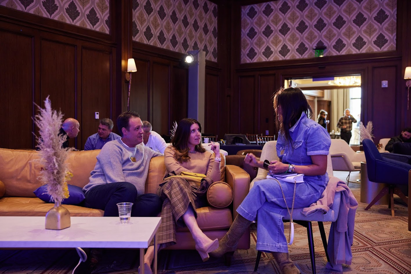 Lounge conversation
