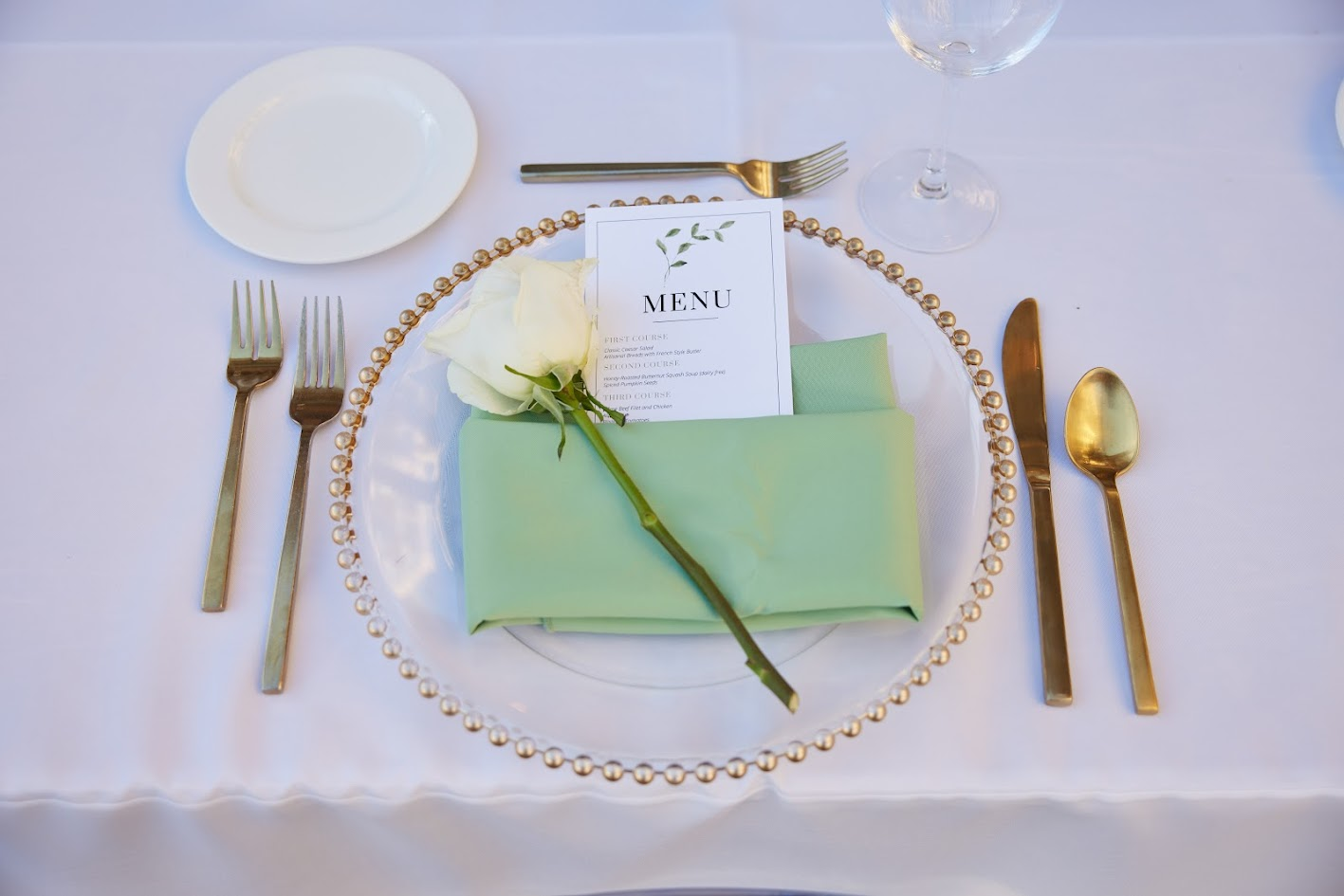 Place setting detail